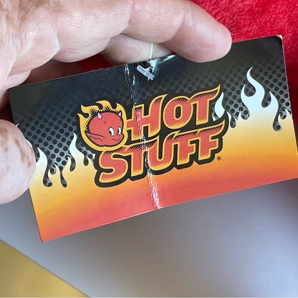 NEW Large Hot Stuff Red Devil Plush Toy 15 inches. NWT Soft - Picture 8 of 11